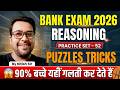 🏦🔥 BANK EXAM 2026 🔥🏦🧠 REASONING MAHA PRACTICE SET – 52 🧠🚀 PUZZLES TRICKS 🎯💯  💯✨ BY NITISH SIR ✨