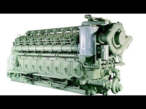 Amtrak P42 Loco 7FDL-V16 engine compartment|Engine startup and lube, air and fuel cycles|Alternators