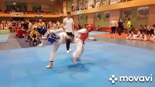 The best moments of the fighting. Taekwondo. WTF. Мирошников Дмитрий