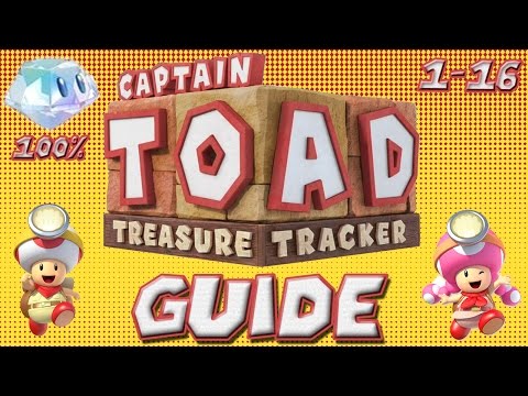 Captain Toad: 1-16 Bizarre Doors of Boo Mansion (100% Guide)