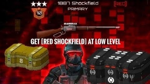 (｡’▽’｡) SAS 4 : GET [1887 shockfield red & Black ] at low level 😱 .