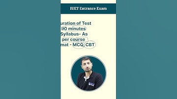 All About IUET Entrance Exam!✍️#shorts