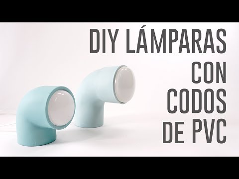 DIY lámparas con codos de PVC hqdefault