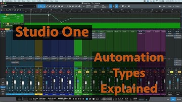Studio One - Automation Types Explained