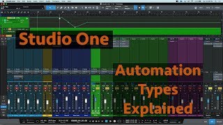 Studio One - Automation Types Explained