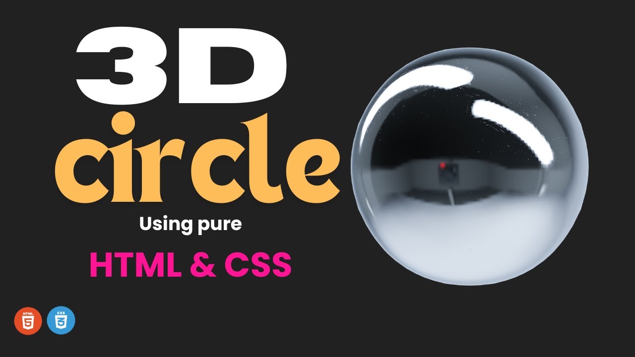 Create Stunning 3D Circles with CSS! 🚀 " - YouTube