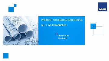 NHP Webinar: Introduction to Utilisation Categories