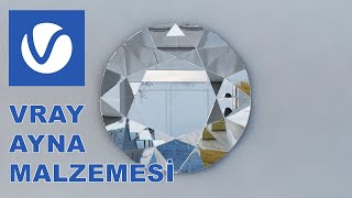 3ds Max Vray ayna malzemesi (Mirror material) yapımı