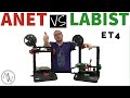 Labists VS Anet ET4 3D Printers