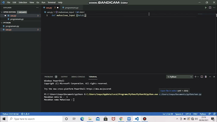 Cara mengakhiri daftar dengan python