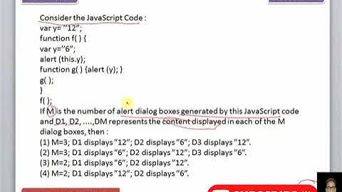 Java Script | UGC NET computer science previous question paper with solutions June 2018