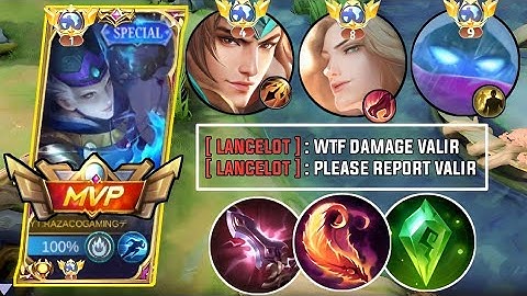 VALIR VS 3 STRONG META‼️ TRY THIS NEW BUILD & EMBLEM FOR VALIR I BEST BUILD MLBB