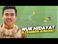 Tukang tabraklihat aksi edan bek muda timnas indonesia nur hidayat saat perkuat timnas indonesia