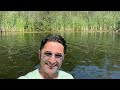 Kayaking on Betsie River downstream from Green Lake, Michigan ￼