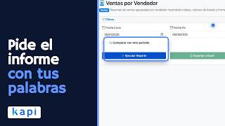 Pedir el informe con tus palabras