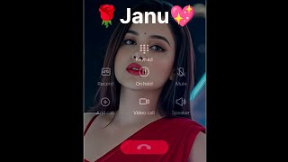 My Girlfriend 🌹💖 Janu 💕 Romantic 💋 Girl 💘 Call Prank 🌷 | Original girlfriend call recording prank 🫂 screenshot 5