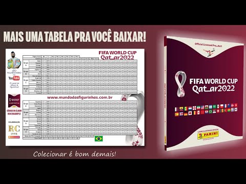 Álbum da Copa do Mundo 2022 terá figurinhas com imagens em