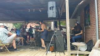 Ghalia Volt, 2022 Juke Joint Festival,  Bluesberry Cafe, Clarksdale Mississippi.