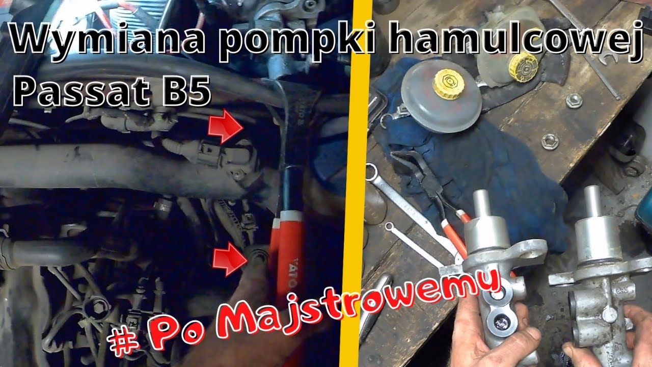 Demontaż Pompy Hamulcowej. Passat B5. #Pomajstrowemu - Youtube