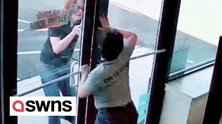 Staff locked in escape room building by fleeing prankster | SWNS screenshot 5
