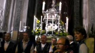 FESTINO S. ROSALIA - USCITA DELL'URNA ARGENTEA DALLA CAPPELLA REALE FESTINO S. ROSALIA - USCITA DELL'URNA ARGENTEA DALLA CAPPELLA REALE