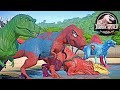 MARVEL Dinosaurs Hunting Humans & Dinosaurs Fight 🌍 JURASSIC WORLD EVOLUTION