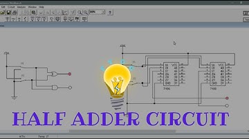All About Half Adder Circuit and its Implementation on Electronic Workbench (EWB)