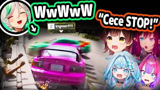 Cecilia Surprising HoloJP With Her Chaotic Driving Skills Is Too Funny【Hololive】
