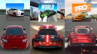 Drift Max vs Drift Max World vs Drift Max Pro - Android Drift Games Comparison screenshot 4