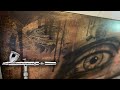 Airbrush Eye On Canvas Wall Art