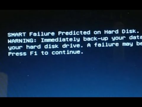 Smart Failure Predicted On Hard Disk Replace Youtube