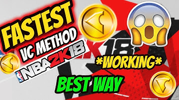 NBA 2K18 BEST VC GLITCH/METHOD(EARN VC FAST)(NOT CLICKBAIT)