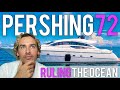 Pershing 72 1500000 yacht tour  ferretti groups pershing 72  ruling the ocean