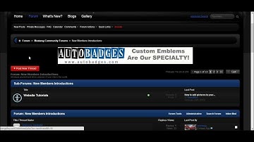 How to post pictures on a vBulletin forum.