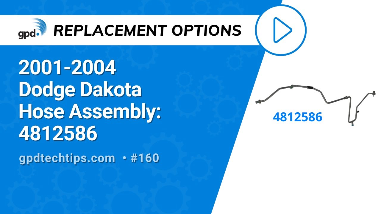 2001-2004 Dodge Dakota Hose Assembly: 4812586