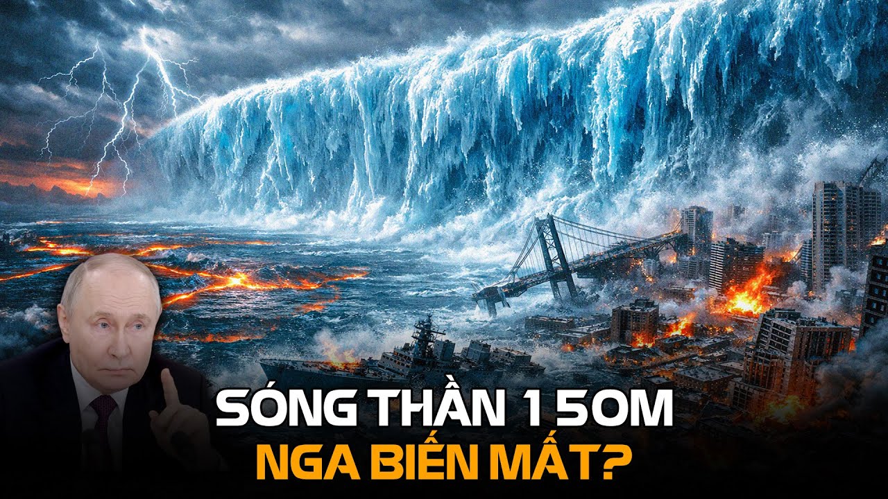 Cảnh Báo Đỏ: Rãnh Kuril Gãy Đôi - Sóng Thần 150m Nuốt Chửng Nước Nga