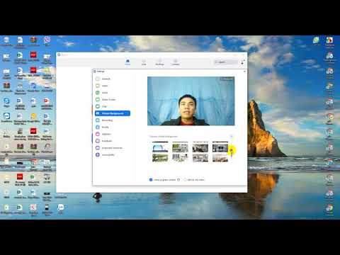 Cách cài background hay hình nền nền của zoom, tại sao có phông xanh mà hình nền vẫn lóa?