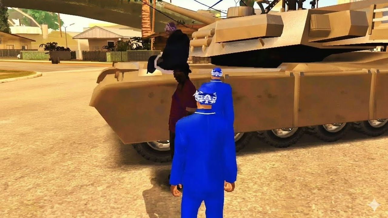 टैंक पर कब्ज़े की लड़ाई🪖😂GTA San Andreas में ऐसा कभी नहीं देखा होगा🤯🔥