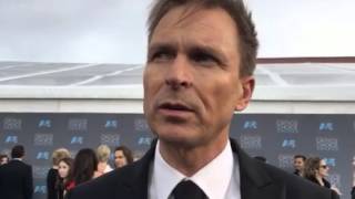Phil Keoghan ('The Amazing Race') on the 2016 Critics' Choice Awards red carpet