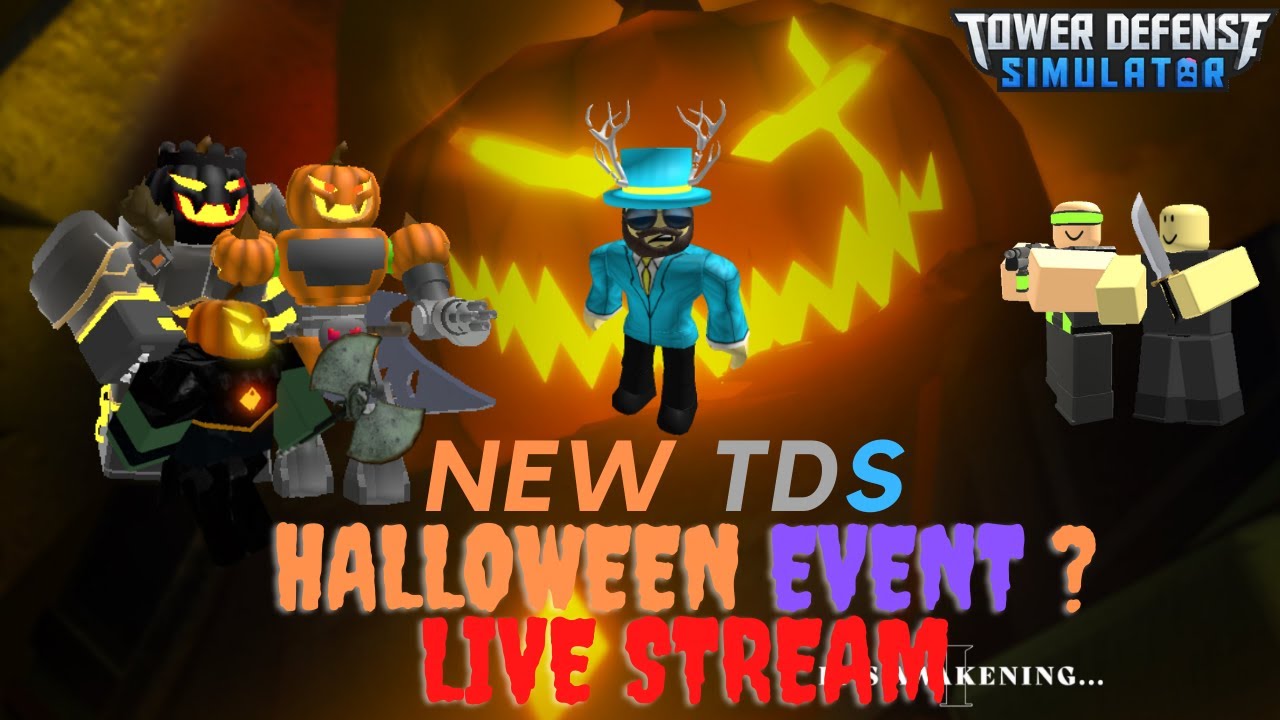🔴 TDS HALLOWEEN EVENT COMING SOON!? Tower Defense Simulator LIVE