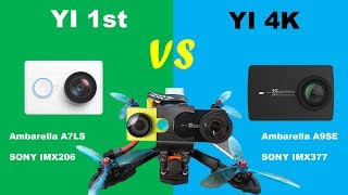 Yi vs Yi 4k (4K) Action Cam on FPV drone ( YI 1세대 VS YI 4K 액션캠을 드론에 장착 비교) [Review #003] screenshot 5