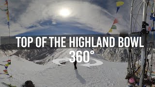 TOP OF THE HIGHLAND BOWL IN 360 DEGREE VIEW