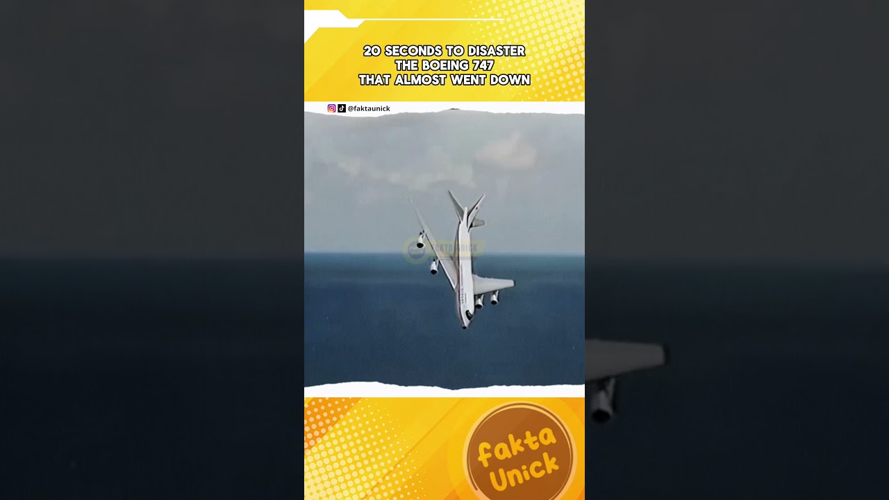Satu Kesalahan Pilot, Boeing 747 Hampir Jatuh Vertikal!