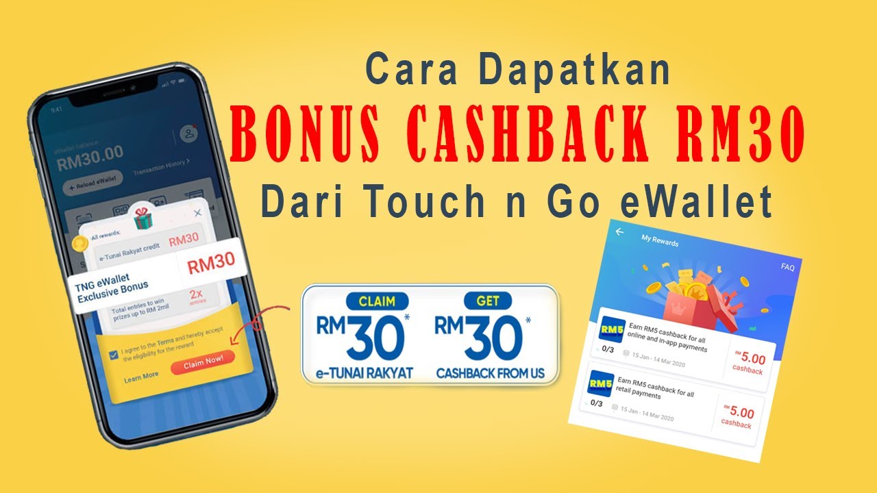 e-Tunai Rakyat | Cara Dapatkan Bonus Cashback RM30 dari ...