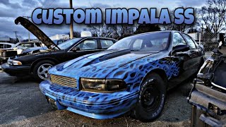 Checking out a custom 1996 chevy impala ss that's for sale