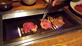 焼肉Kintan Moridentalclinicお食事会店員さん焼いてくれる