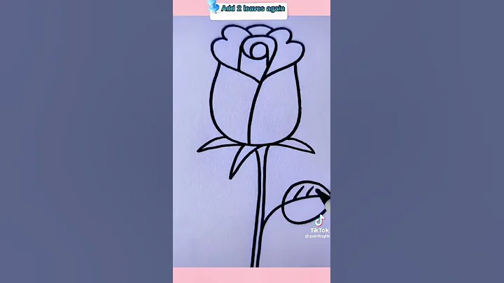 how to draw a flower