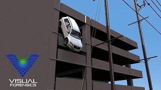 Parking Structure Vehicle Accident | 3D Animation | Visual Forensics