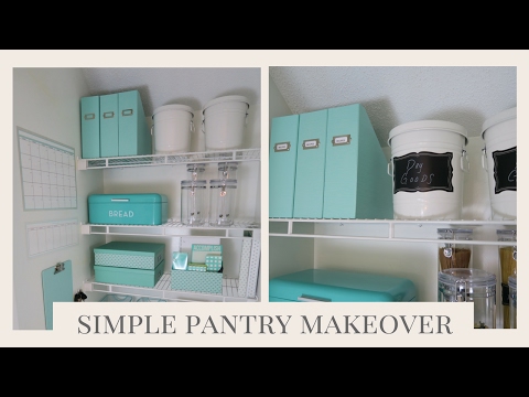 HOME ORGANIZATION | Simple Pantry Organization Ideas