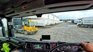 POV Scania R450 Small trailer hook up from DHL